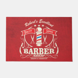Barbershop stylist Barber Entrance Dep Rood Deurmat