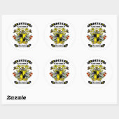 Barbershop Tenor Coat of Arms Ronde Sticker (Vel)