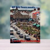 Barbershop Town Acryl Bord (Neutraal)