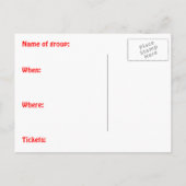 Barbershop Uitnodiging (Achterkant)