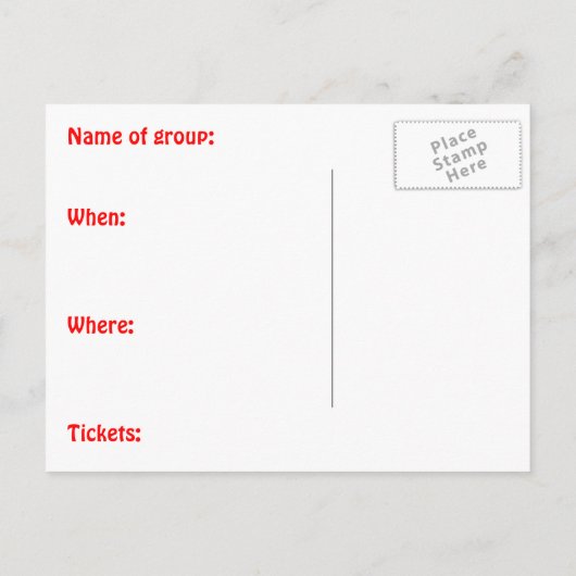 Barbershop Uitnodiging (Achterkant)