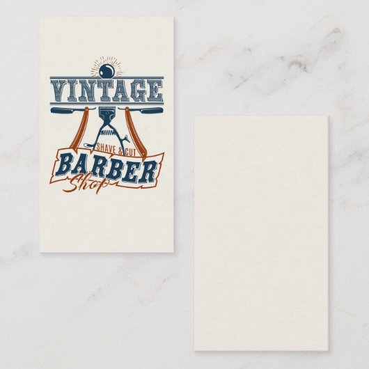  Barbershop Visitekaartje (Voorkant / Achterkant)