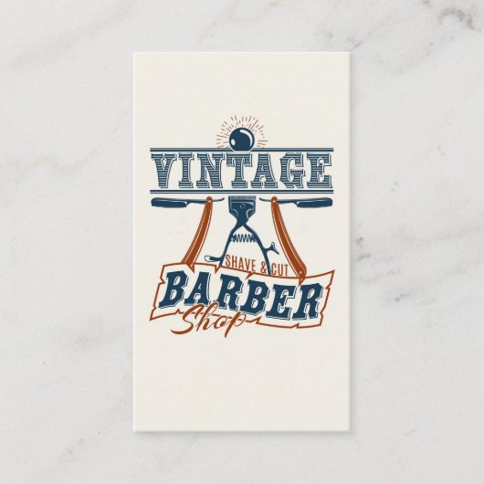  Barbershop Visitekaartje (Voorkant)