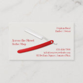 Barbershop Visitekaartje (Voorkant)