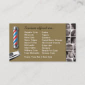 Barbershop Visitekaartje-Barberpool, clippers com Visitekaartje (Achterkant)