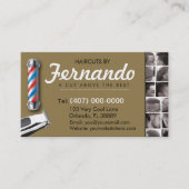 Barbershop Visitekaartje-Barberpool, clippers com Visitekaartje (Voorkant)