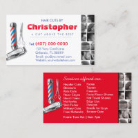 Barbershop Visitekaartje-Barberpool, clippers com