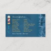 Barbershop Visitekaartje-Barberpool, clippers com Visitekaartje (Achterkant)