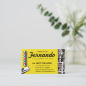 Barbershop Visitekaartje-Barberpool, clippers com Visitekaartje (Staand voorkant)