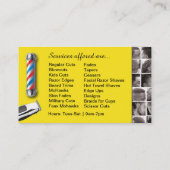 Barbershop Visitekaartje-Barberpool, clippers com Visitekaartje (Achterkant)