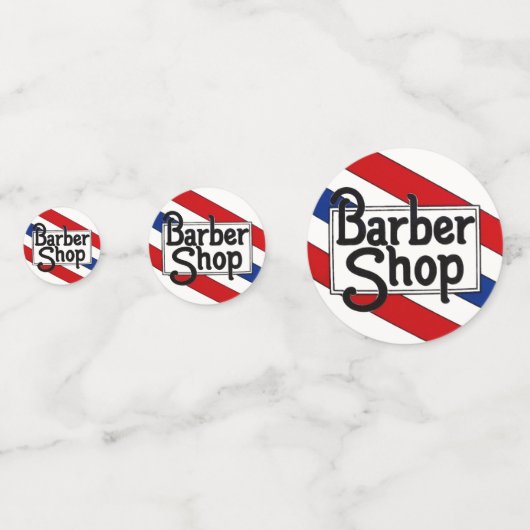 Barbershops tekenen Confetti (Voorkanten)