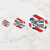 Barbershops tekenen Confetti (Achterkanten)