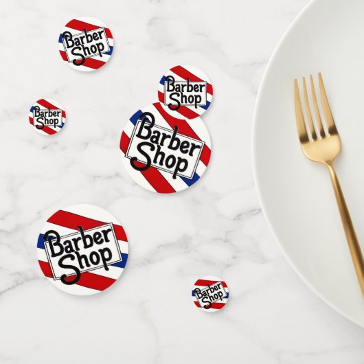 Barbershops tekenen Confetti (Groep)