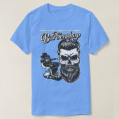 Barberstijl Klassieke TShirt (Design voorkant)