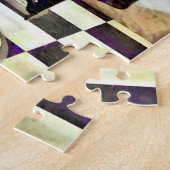 Barberstoel en flessen van Hair Tonic Legpuzzel (Zijkant)