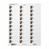 Barberstoel en luchttoevoer etiket (Full Sheet)
