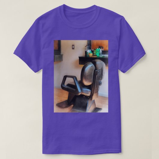 Barberstoel en luchttoevoer t-shirt (Design voorkant)