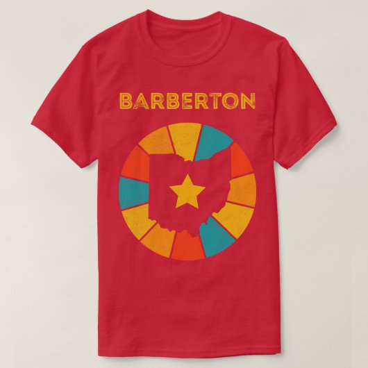 Barberton Ohio  Verdrietig Souvenir 1 T-shirt (Design voorkant)