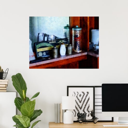 Barbervoorraad Poster (Thuiskantoor)