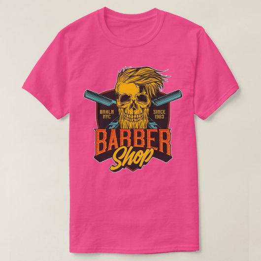 barberwinkel 7 t-shirt (Design voorkant)