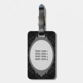 barberwinkel bagagelabel (Achterkant verticaal)