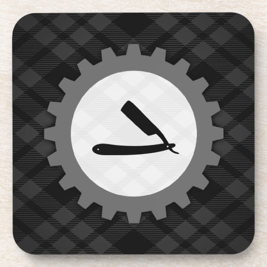 barberwinkel bier onderzetter (Voorkant)