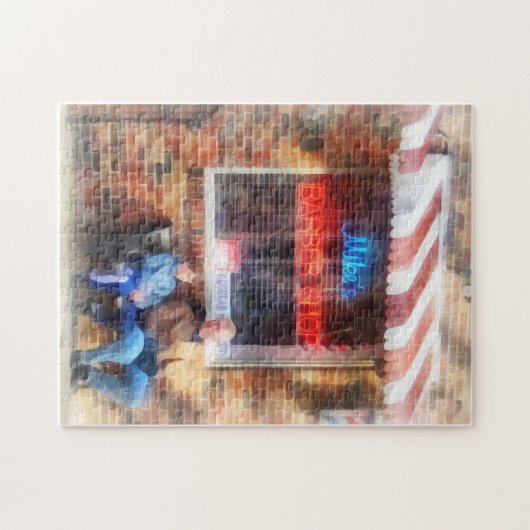 Barberwinkel in de buurt legpuzzel (Horizontaal)