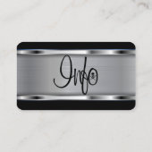 Barberwinkel-logo/huurauto Visitekaartje (Achterkant)