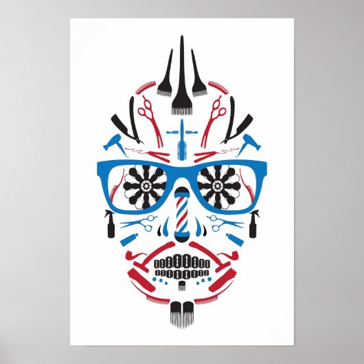 barberwinkel poster (Voorkant)