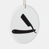 barberwinkel razor keramisch ornament (Rechts)