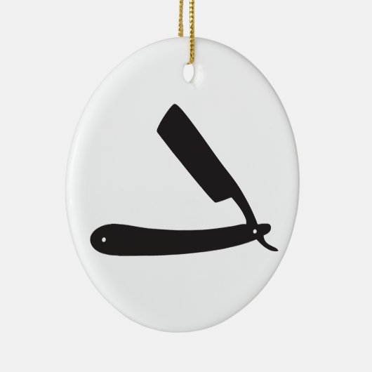 barberwinkel razor keramisch ornament (Rechts)