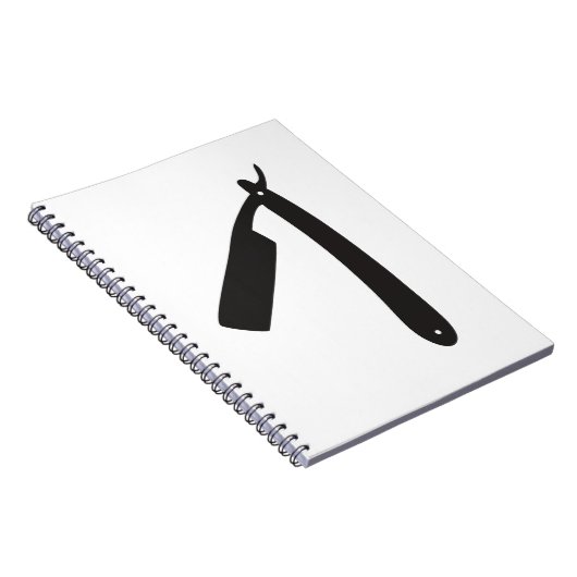 barberwinkel razor notitieboek (Rechterzijde)