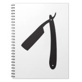 barberwinkel razor notitieboek (Voorkant)