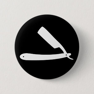 barberwinkel razor ronde button 5,7 cm