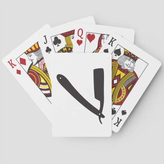 barberwinkel razor speelkaarten (Achterkant)