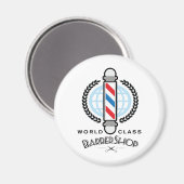 Barberwinkel van wereldklasse magneet (Voorkant / Achterkant)