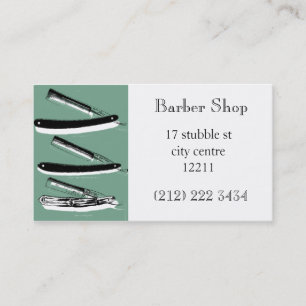 Barberwinkel, visitekaartje