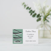 Barberwinkel, visitekaartje (Staand voorkant)