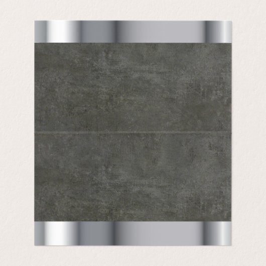 Barberwinkel Visitekaartje (Binnenkant ongevouwen)