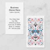 barberwinkel visitekaartje (Voorkant / Achterkant)