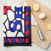  barberwinkelbord theedoek (Quarter Fold)