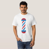 barberwinkelpaal t-shirt (Voorkant volledig)