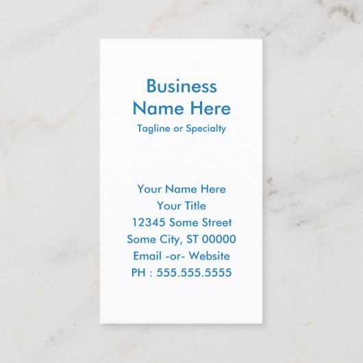 barberwinkelpaal visitekaartje (Achterkant)