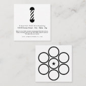 barberwinkelplein klantenkaartje (Voorkant / Achterkant)