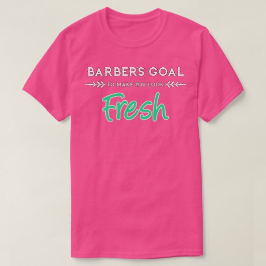 Barberx27s Goal T-shirt (Design voorkant)