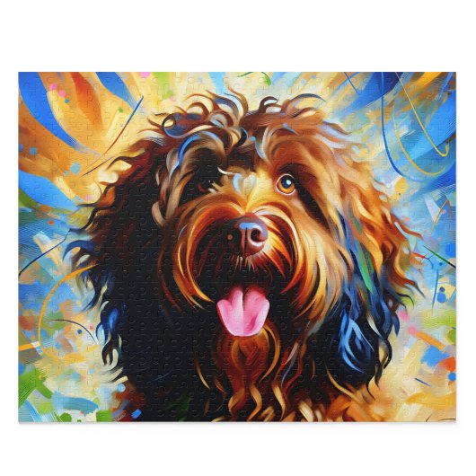 Barbet: Bruine Franse Waterdog Legpuzzel