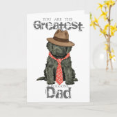 Barbet Dad Kaart (Gele Bloem)