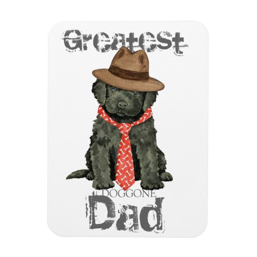 Barbet Dad Magnet Magneet (Verticaal)
