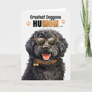 Barbet Dog Greatest HuMOM Moederdag Feestdagen Kaart