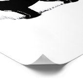 Barbet Dog - Halloween Moon Silhouette Oversized T Poster (Hoek)